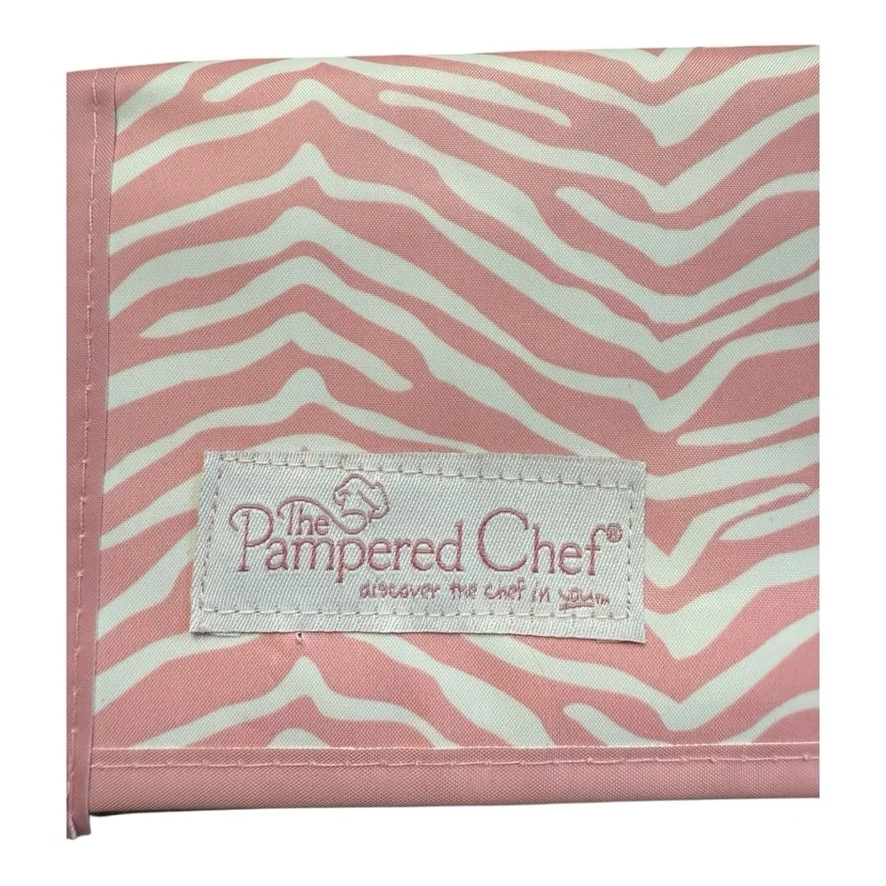 Pampered Chef Pink Zebra Coupon Holder Help Whip Cancer Limited Edition New